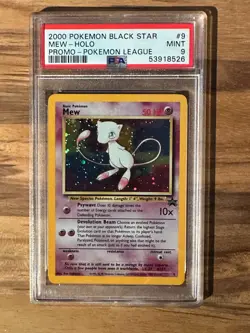 Pokemon Black Star Mew League Promo PSA 9 PSA # 53918526 SWIRL - Image 3