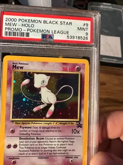 Pokemon Black Star Mew League Promo PSA 9 PSA # 53918526 SWIRL - Image 5