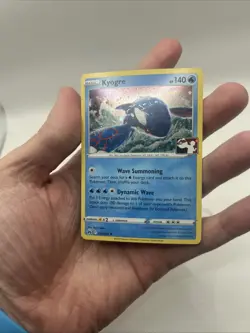 036/159 Kyogre Prize Pack Series 4 Stamped Pokemon TCG Crown Zenith Cosmos Holo - Image 4