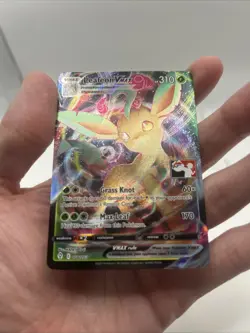 008/203 Leafeon VMAX Prize Pack Series Stamped Play Pokemon TCG Evolving Skies - Image 4