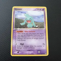 Near mint LP Wynaut 70/108 Common Power Keepers Pokemon combined postage - Image 1