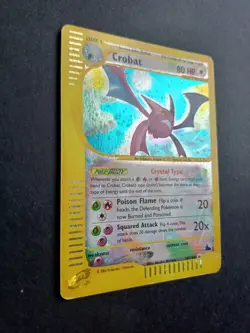 Pokemon ENG Crystal Crobat + Crystal Kabutops Regular Holo Skyridge 147/144 150 - Image 2
