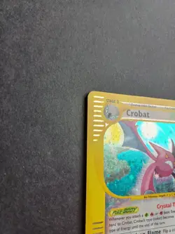 Pokemon ENG Crystal Crobat + Crystal Kabutops Regular Holo Skyridge 147/144 150 - Image 4