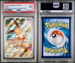 POKEMON PSA 9 EEVEE #173 PROMO PRISMATIC EVOLUTIONS ETB ENGLISH 2025! - Image 3