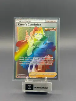 Karen's Conviction (Secret) Pokemon Chilling Reign 216/198 Secret Near Mint - Image 1