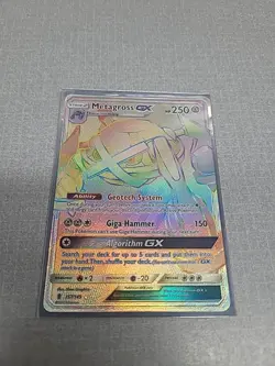 Pokemon Metagross GX 250 HP Full Art Secret Rare Holo 157/145 See Pictures - Image 1
