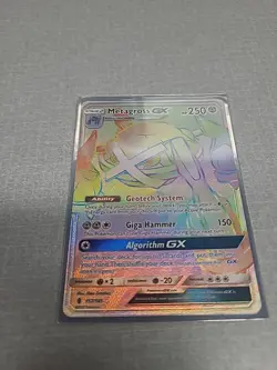 Pokemon Metagross GX 250 HP Full Art Secret Rare Holo 157/145 See Pictures - Image 3