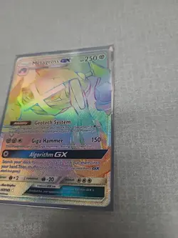 Pokemon Metagross GX 250 HP Full Art Secret Rare Holo 157/145 See Pictures - Image 5