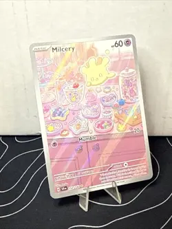 Milcery 152/142 SV Stellar Crown Illustration Rare Holo - Pokemon TCG NM - Image 1
