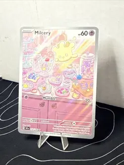 Milcery 152/142 SV Stellar Crown Illustration Rare Holo - Pokemon TCG NM - Image 2