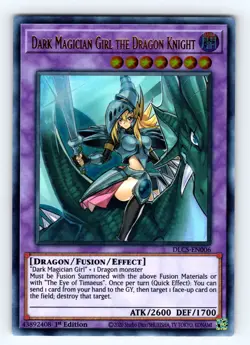 Yugioh Dark Magician Girl the Dragon Knight DLCS-EN006 Ultra Rare - NM 💎 - Image 1