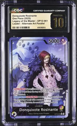One Piece Donquixote Rosinante Legacy Of The Master OP12-061 CGC Pristine 10! 🔥 - Image 1