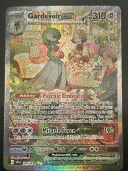 Pokemon Gardevoir EX TCG 245/198 NM Scarlet and Violet Base Set FAST SHIP! - Image 1