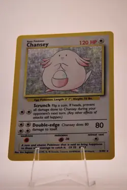 2000 Pokemon Chansey Holo 3/102 Base Set Italian WOTC Vintage Rare - Image 1