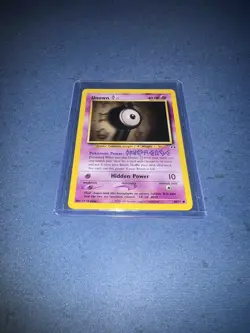 Pokemon TCG Unown [I] 68/75 Neo Discovery Regular - Image 1