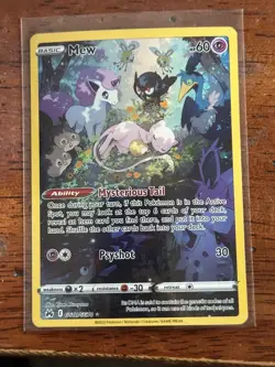 Mew GG10/GG70 Pokemon TCG Crown Zenith: Galarian Gallery Holo (Near Mint) NM - Image 1
