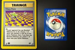 WARP POINT 126/132 COMMON GYM CHALLENGE POKEMON 1ST EDITION NM - Image 3