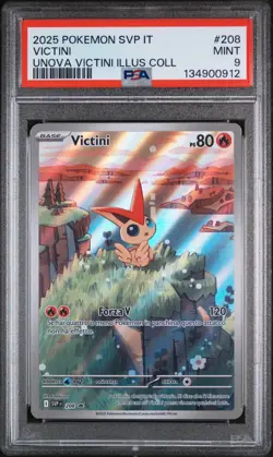 Pokemon PSA 9 Victini #208 FA Unova Victini Illustration Coll Promo 2025 English - Image 2