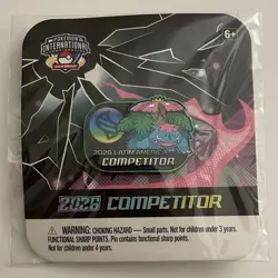 Pokemon 2026 LAIC Latin American Interantional Mega Venusaur Competitor Pin - Image 1