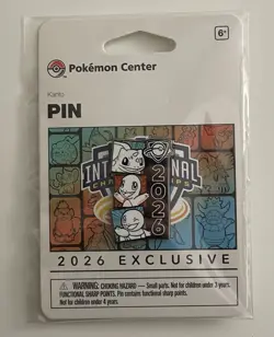 Pokemon Europe International Championship Kanto Starters Pin EUIC 2026 - Image 1