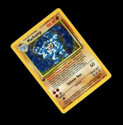 1999 WOTC Pokemon MACHAMP 1st Edition HOLO 8/102! MP WEAR - Image 1