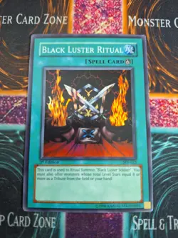 Yu-Gi-Oh! TCG Black Luster SYE-025 Super Rare 1st Edition Lightly Played - Image 1