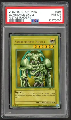 Yu-Gi-Oh! - PSA 8 Summoned Skull 003 - Metal Raiders - NM-MT - PSA8 - Image 1
