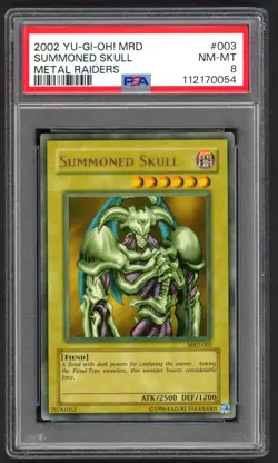 Yu-Gi-Oh! - PSA 8 Summoned Skull 003 - Metal Raiders - NM-MT - PSA8 - Image 1