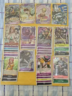 One Piece Lot Mixed Series Bulk Lot 29 Cards Mostly English NM Condition - Image 1