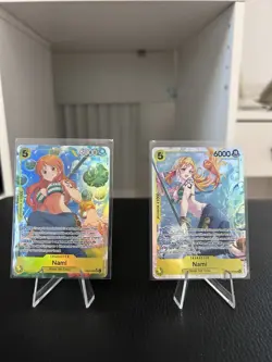 One Piece TCG Nami EB03-053 Alt Art ,SR Nami SR,Uta SEC,Kujyaku AA EN - Image 1