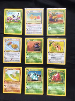 Pokemon Cards: 1st Edition Jungle Complete Uncommon/Common Set - Image 1