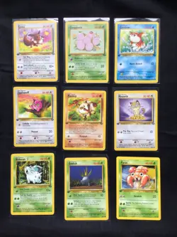 Pokemon Cards: 1st Edition Jungle Complete Uncommon/Common Set - Image 5