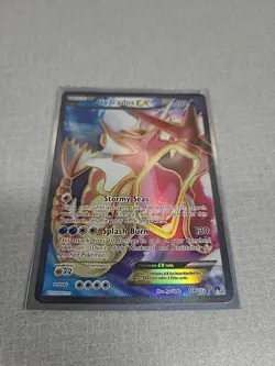 Pokemon Gyarados EX TCG Full Art Holo Ultra Rare Card 114/122 XY-Breakpoint NM - Image 1