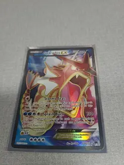 Pokemon Gyarados EX TCG Full Art Holo Ultra Rare Card 114/122 XY-Breakpoint NM - Image 3
