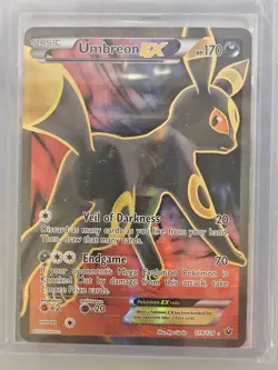 Pokemon TCG Umbreon EX Full Art Ultra rare Card 119/124 XY Fates Collide - Image 1