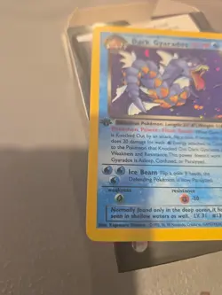 Pokemon Dark Gyarados Holo Rare TCG Card 1st Edition 8/82 Near Mint Condition - Image 3