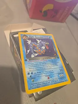 Pokemon Dark Gyarados Holo Rare TCG Card 1st Edition 8/82 Near Mint Condition - Image 4