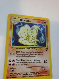 Ninetales Base Set 2 Holo Pokemon Card WOTC - Image 5