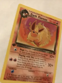 Dark Flareon - 35/82 - Pokemon Team Rocket 1st Edition Card LP - Image 2