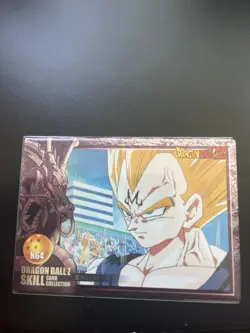 Majin Vegeta N64 Dragon Ball Z Skill Card Collection Babidi DBZ Bandai - Image 1