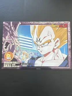 Majin Vegeta N64 Dragon Ball Z Skill Card Collection Babidi DBZ Bandai - Image 3