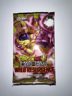 DRAGONBALL SUPER X4 BOOSTER SEALED CARD GAME WILD RESURGENCE CON 12 CARDS - Image 4