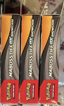 Lot 3 Pokemon TCG: Mabosstiff ex Showcase Boxes Brand New Sealed 9 Booster Packs - Image 4
