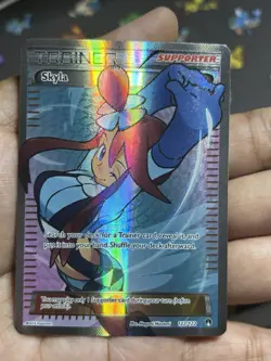 Pokemon Skyla Full Art Ultra Rare Trainer Card Breakpoint Holo 122/122 - Image 3
