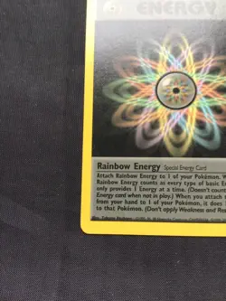 Pokemon Cards: Team Rocket 1st Edition Rare: Rainbow Energy 80/82 - Image 5