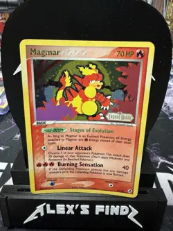Magmar 21/92 Legend Makers Reverse Holo Logo Stamp Pokemon Card TCG - Image 1
