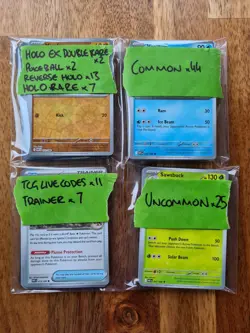 OPENED Black Bolt and White Flare ETB with Bulk Cards x111 C/UC/Holos/Rares MINT - Image 3