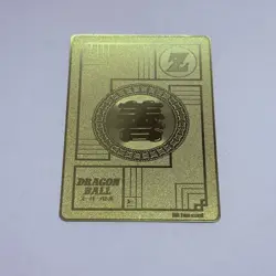 Goku Super Saiyan Max Power Dragon Ball Z Metal Gold Etched Trading Card Tc3 - Image 5
