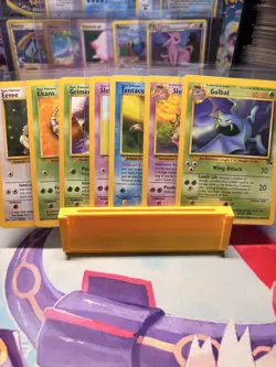 1999 Pokemon WOTC lot of 7 Cards NM-LP (Fossil/Team Rocket) - Image 1