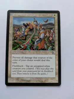 Magic the Gathering MTG Prismatic Strands White Judgment Common - Image 1